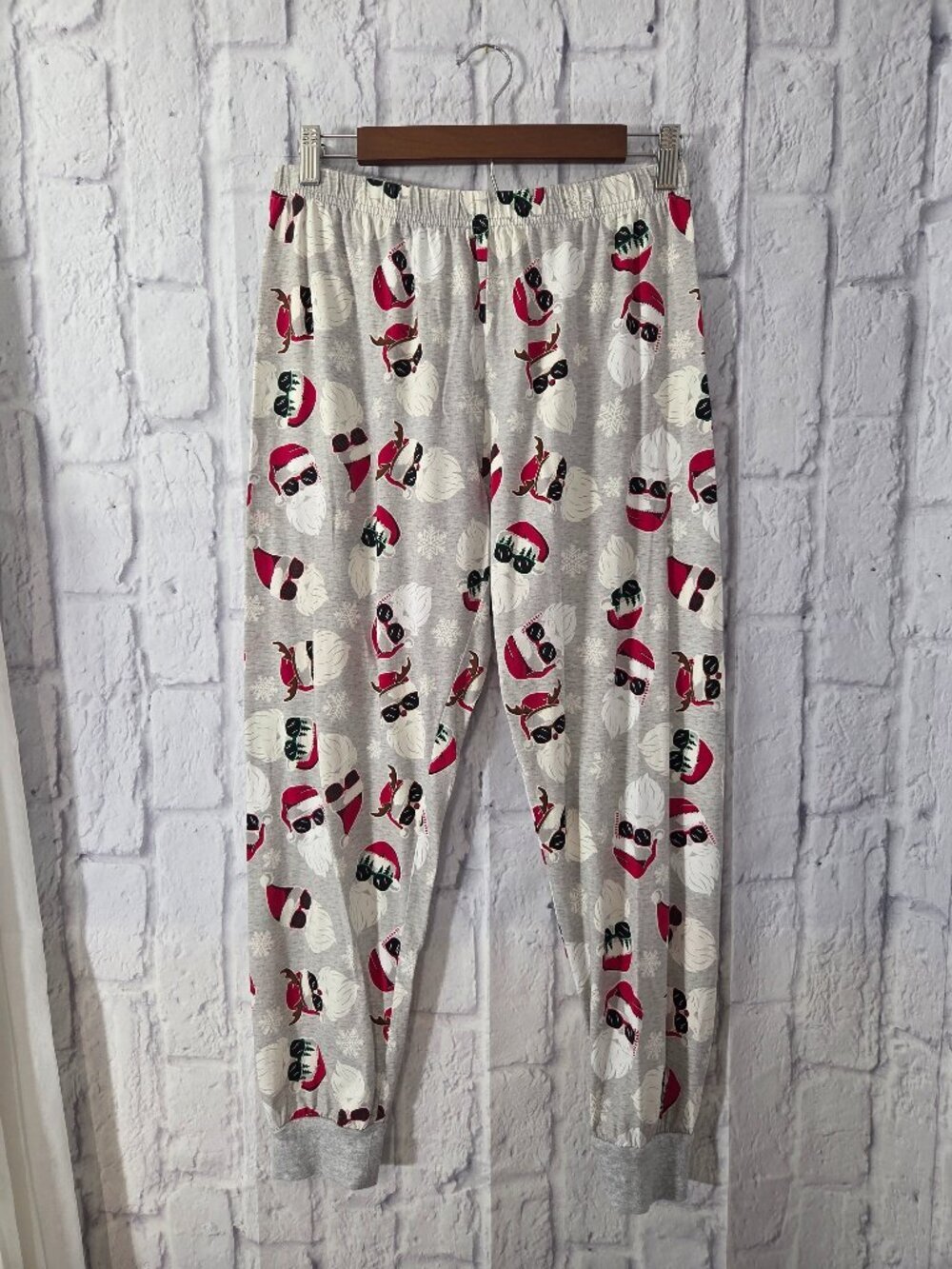 PJ Place Adult Medium Glow in the Dark 100% Cotton Holiday Lounge Pajama Pants